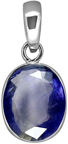 Sidharth Gems 13.25 Ratti 12.00 Carat Blue Sapphire Nilam/Neelam Stone Silver Plated Pendant Locket Rashi Ratan Gemstone for Men and Women by Lab Certified (B08R1YNBBQ) Amazon Price History, Amazon Price Tracker