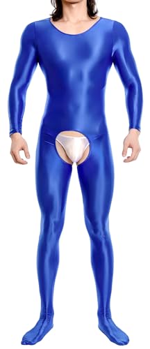 Mono de una pieza para hombre con apertura frontal que soluciona la incomodidad del brillo