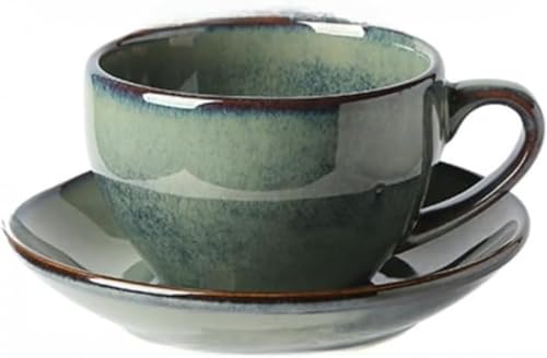 AOBOPO 窯変 コーヒーカップセット マグカップ レトロ風・北欧風 陶器製 オフィス・和朝食に最適 ウォーター・コーヒー・ティーに使用可能 見栄えの良い・かわいい 素敵なカップセット