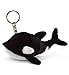 Puzzled Killer Whale Plush Keychain