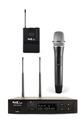 Sistema inalámbrico de mano CAD Audio CADLive WX3000 con cápsula CADLive D90