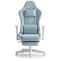 オフィスチェア デスクチェア 椅子 ゲーミングチェア ゲームチェア ブルー Amazon.co.jp: PRORACING ゲーミングチェア ブルー オフィス