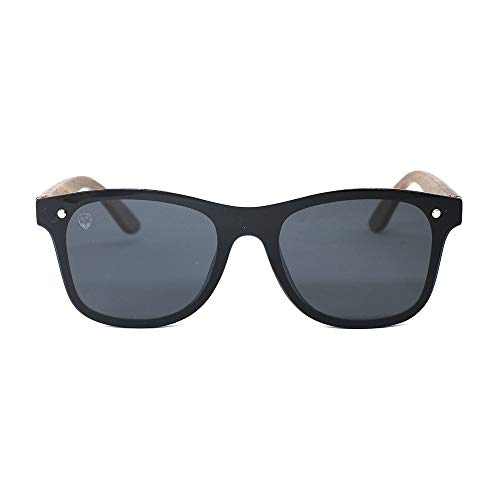 MAFIAWOOD EXCLUSIVE WEAR Sunglasses with Wood Straps Flat Front Barker2