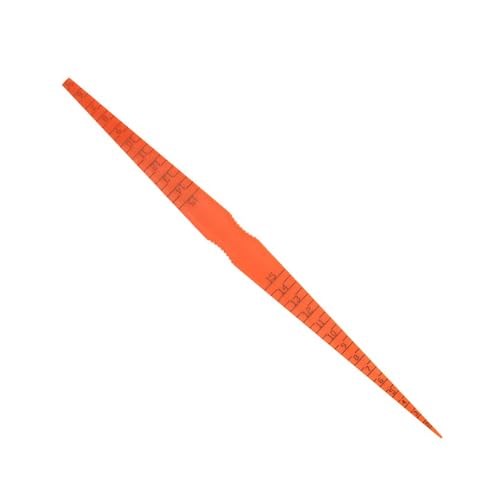 SOLUSTRE Kegellehre Karosserie Werkzeug, Spaltmaß Messwerkzeug FüR AutotüRen, Karosserien, Blechspalt-Ausrichtungslehre, Kunststoff, Orange, 25 cm