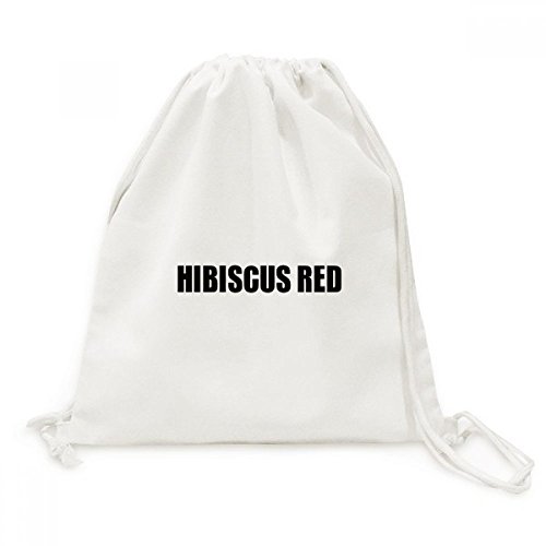 Sac de voyage en toile noire avec motif fleur hibiscus rouge sac de sport léger