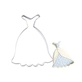 SK Lady Skirt Wedding Dress Stainless Steel Cookie Cutter Biscuit Mold