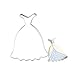 SK Lady Skirt Wedding Dress Stainless Steel Cookie Cutter Biscuit Mold