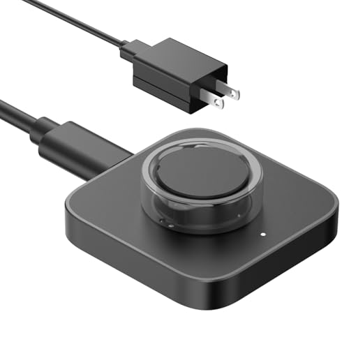 Underhub Compatible with Oura Ring Gen 4 (Size 11) Charger Fast Charging Dock with Infrared Sensing Auto Stop Protection Indicator Non-Slip Base Charger for Smart Ring Includes 59 Inch USB-C Cable