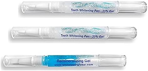 Teeth Whitening Kit with LED Powered by a Smart Phone (iPhone or Android) whitens Teeth Faster, by White Teeth Global (TM)