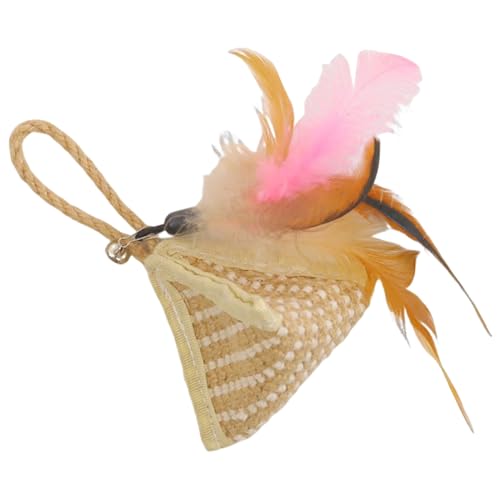 Gcerfby Oreiller À À Chat, Résistant Aux Morsures, 15 X 9 X 9 Cm, Oreiller K-icker À L' À Chat, Jouet en Corde À Mâcher pour, Favorise La Stimulation Mentale Et l'exercice, pour Les Amoureux D