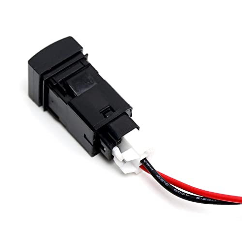 Puerto de carga USB 3.0 con luz LED azul para panel 22.8x22.5mm miniatura 3