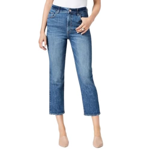Mia High Rise Cropped Straight Leg Jeans Lyon 282