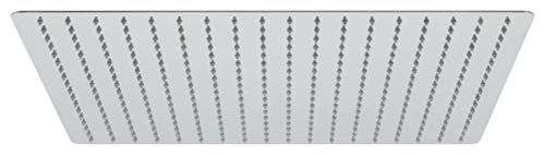 Kube ARS500 Aqua Piazza by KubeBath 20" Super Slim Square Rain Shower Head