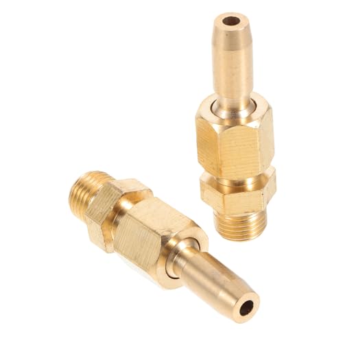 CIYODO Elegant Fountain Nozzles 2pc Brass Gushing Sprayer for Garden Pool Amusement Park Museum Library Decorative Water Feature