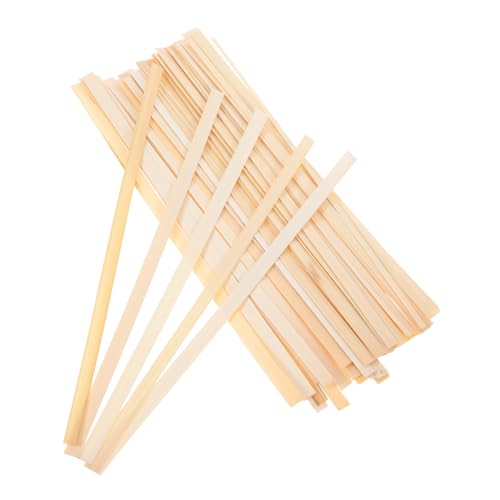 STOBAZA DIY Hand Fans Basketry Kit 50pcs Material Bag for Fan Weaving Craft Supplies