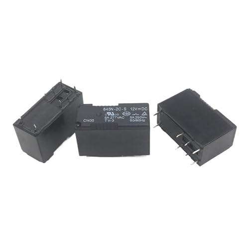 Relais électromagnétique 845N-2C-S 12VDC 5A 277VAC Domotique