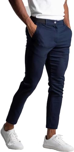 Chinos Pants Men Slim Fit Pants Pants for Men，Classic-Fit Wrinkle-Resistant Slim Fit Pants