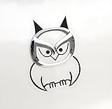 4 Pcs Car Stickers for Mazda CX30 2020, Car Stickers Owl, Fun Animal Car Stickers, Car Logo Stickers, Vinyl Animal Stickers, Window Decals