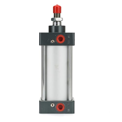 Vérin pneumatique double effet SC63 course 100mm en alliage d'aluminium