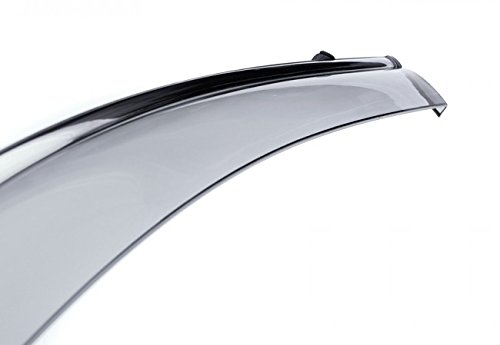 Wellvisors Replacement For 2014-Present Acura Mdx Clip-On Chrome Trim Smoke Tinted Side Rain Guard Window Visors Deflectors 3-847Ac008 #TOP7