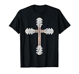 Cool Christian Guitar Cross | Funny Musician Guitarist Gift T-Shirt