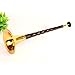 Suona Instrument Purple Sandalwood Pole Brass Bowl Suona Folk Traditional Suona Woodwind Instrument With Accessories (Color : A flat)