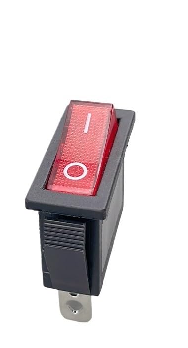 10PCS KCD3 AC 15A 250V /20A 125V 3 Pin SPDT KCD3 Boat Rocker Switch(Yellow)