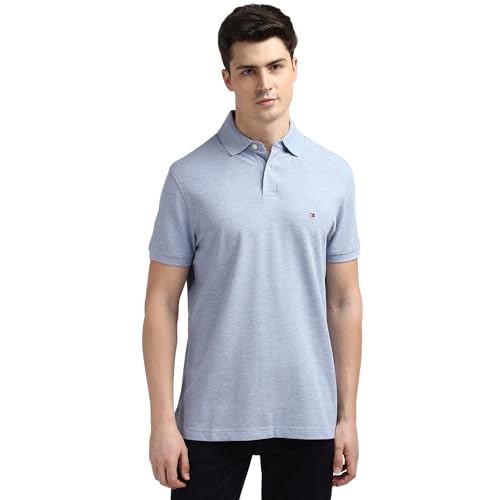 Image of Tommy Hilfiger Men's Cotton Regular Fit Polo T-Shirt