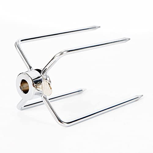 LENJKYYO 4 pinzas para carne de acero inoxidable para barbacoa, para pollo, parrilla, pincho para asar, brochetas de carne