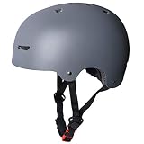 LOOGU Skateboard Helm Scooter BMX Helm Skaterhelm 3 Größen (51-61cm) Fahrradhelm für Kinder Jugendliche Erwachsene Sport Helm – Mit EN1078 Zertifikat