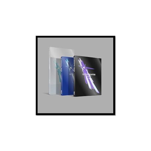 LE SSERAFIM CRAZY 4th Mini Album Standard 3 Ver Set (via DHL Express)