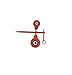 Do-All Outdoors Double Tree Spinner Shooting Target for .22 Caliber,Orange,TS22D