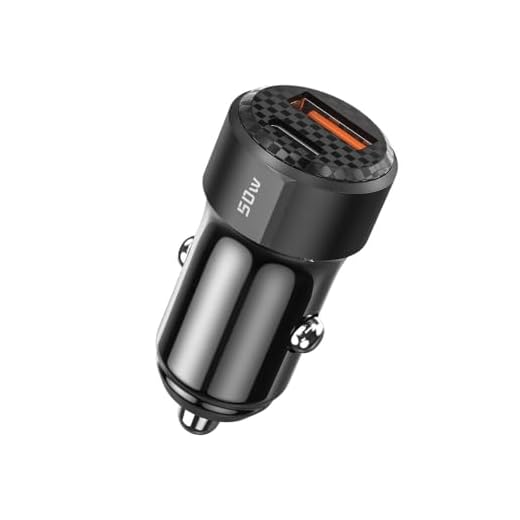Carregador Veicular Toocki Dual Port 50w com Carregamento Rápido QC3.0 + PD - Preto