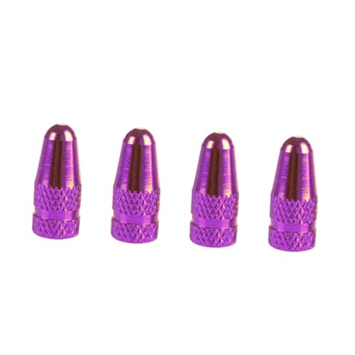 Cubiertas de válvula aluminio 4 uds. color violeta miniatura 1