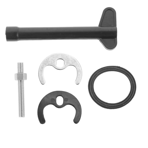 ZYAMY 1 Set Stainless Steel Single Hole Faucet Installation Kit Horseshoe Piece Fasteners Kitchen Faucet Cartridge Anti Loosening Kit for Fixing Drip Faucets Fixing Bathroom Sink Leaks
