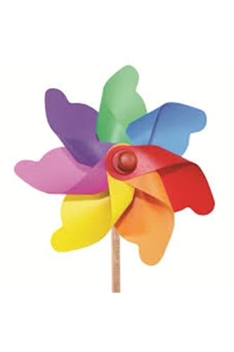 Kule Tipi 7 Kanatlı Bahçe Rüzgâr Gülü, Çap 30 cm