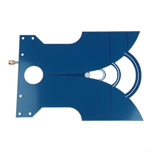 HEBEOT 420MHz a 10GHz UWB Ultra Wideband Antena Direccional de Alta Ganancia 4-11dBi con Conector Hembra para Transmisión de Imagen de Posicionamiento de Aviación y Aplicación de Meteorología