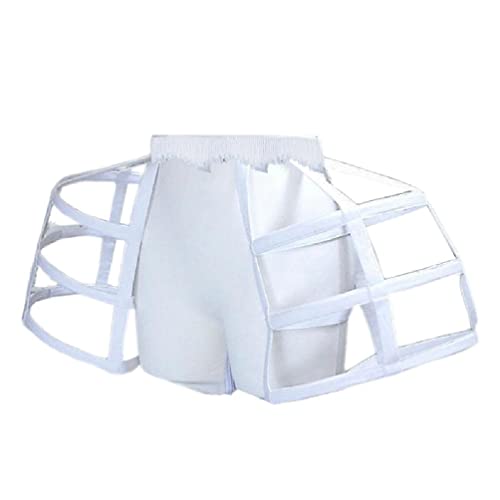 Jupe à 3 cerceaux style jupon cage crinoline pour robe de mariée et cosplay