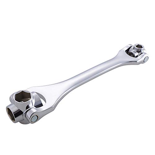 Lichamp 8-in-1 Socket Wrench Metric 8-21mm, Flexible Dog Bone Multi Functional...