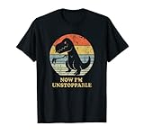Now Im Unstoppable T-Rex con brazo de robot, diseño retro es un regalo perfecto para cualquier persona que ama los dinosaurios y diseños divertidos