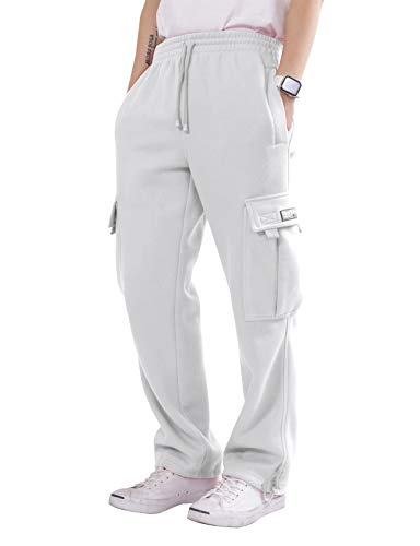 Allsense Men's Heavyweight Cargo Fleece Sweatpant (Available in Plus Size)
