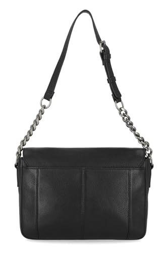 Harley-Davidson Women's Magnetic Flap Closure O Ring Chain Purse - Black3