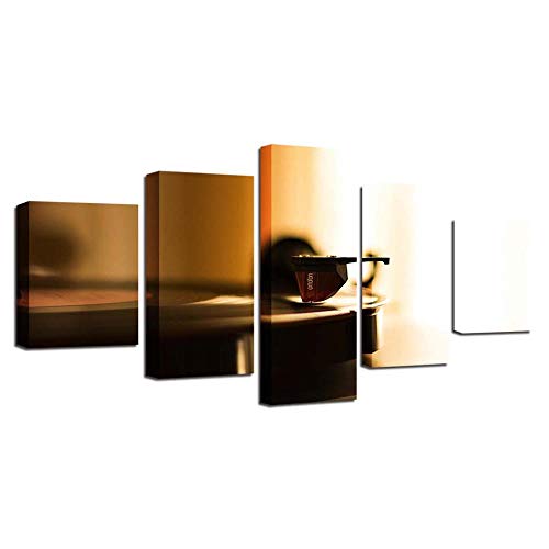 Gramophone nostalgique sur tableau mural moderne pour sublimer votre séjour