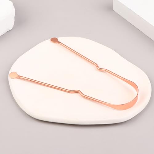 Raspador Limpador de Língua 100% Cobre Higienizador Lingual Ayurveda Palaziun