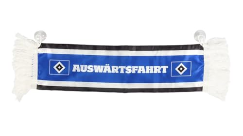 Écharpe de voiture HSV de 57 cm lavable en polyester avec fixations ventouses