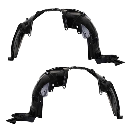 Image of TRQ Inner Fender Liner Set Compatible with 2014-2018 Nissan Rogue NI1248135 NI1249135