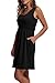 WIHOLL Plus Size Dresses for Curvy Women 2025 Elegant Classy Womens Spring Summer Dresses Casual Cute Teens Little Short Graduation Dress Sundresses Mini Sun Dress Beach Fashion Black 2XL