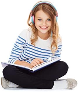 JBL Jr 310 - Children's over-ear headphones with aux cable and built-in microphone, in blue and pink