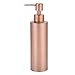 Fdit Distributeur de Savon en Acier Inoxydable Cuisine Salle de Bains Comptoir Pompe à Main Liquide Bouteille Rose Gold(350ML)