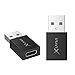 Produktbild XLayer Adapter, USB 3.1 auf Typ-C Adapter für eine sichere Datenübertragung von bis zu 10 Gbps, Schwarz